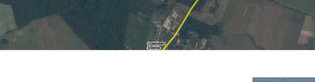 Zdjęcie satelitarne Gołębiewo Średnie ul.